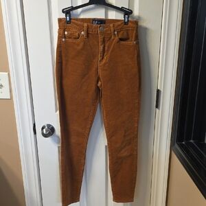 GAP Tan Corduroy Leggings